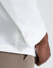 Giacca senza collo|Colore:Bianco