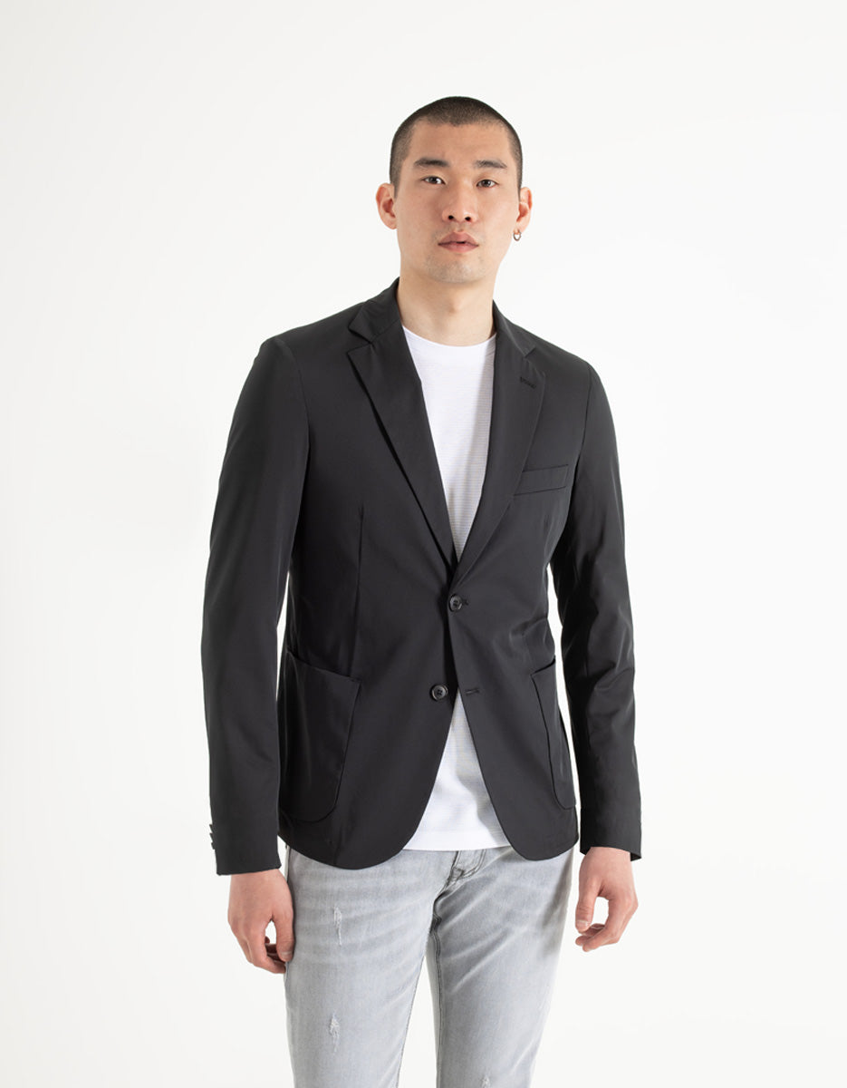 Giacca con collo revers|Colore:Nero