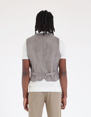 Gilet in misto viscosa|Colore:Beige