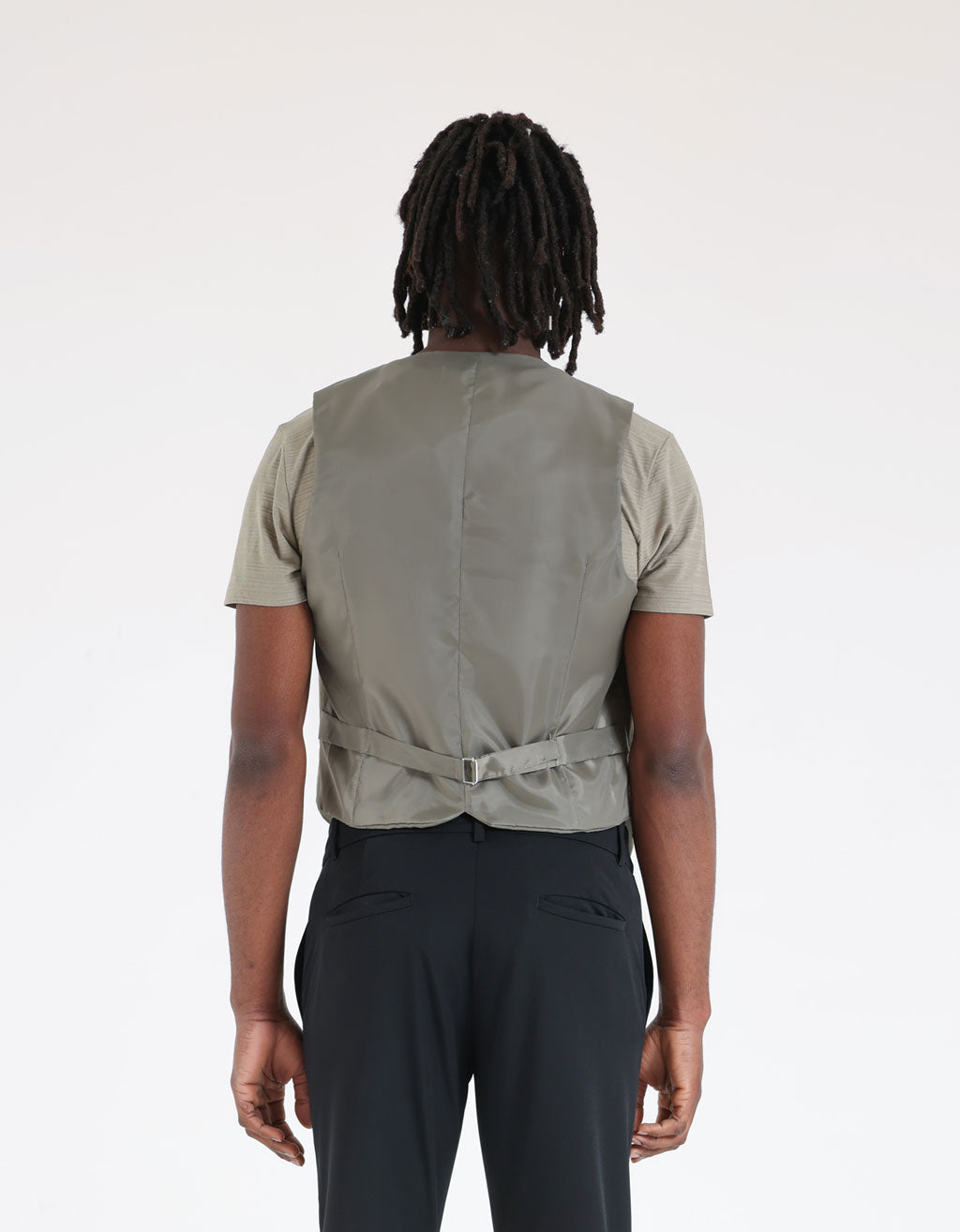 Gilet in misto viscosa|Colore:Verde