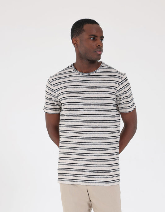 T-shirt misto lino