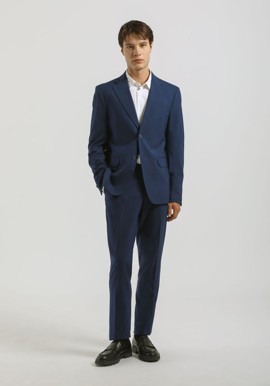 Solid color suit