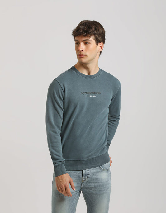 Crewneck sweatshirt 100% cotton