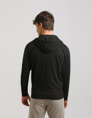Hooded sweatshirt with zip