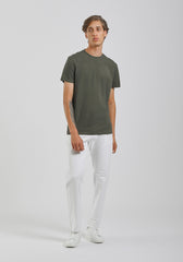 Pantaloni cinque tasche in cotone
