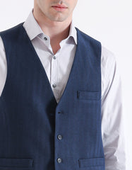 GILET TINTA UNITA|Colore:Blue