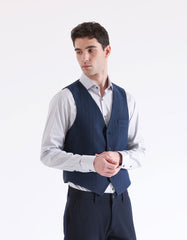 GILET TINTA UNITA|Colore:Blue