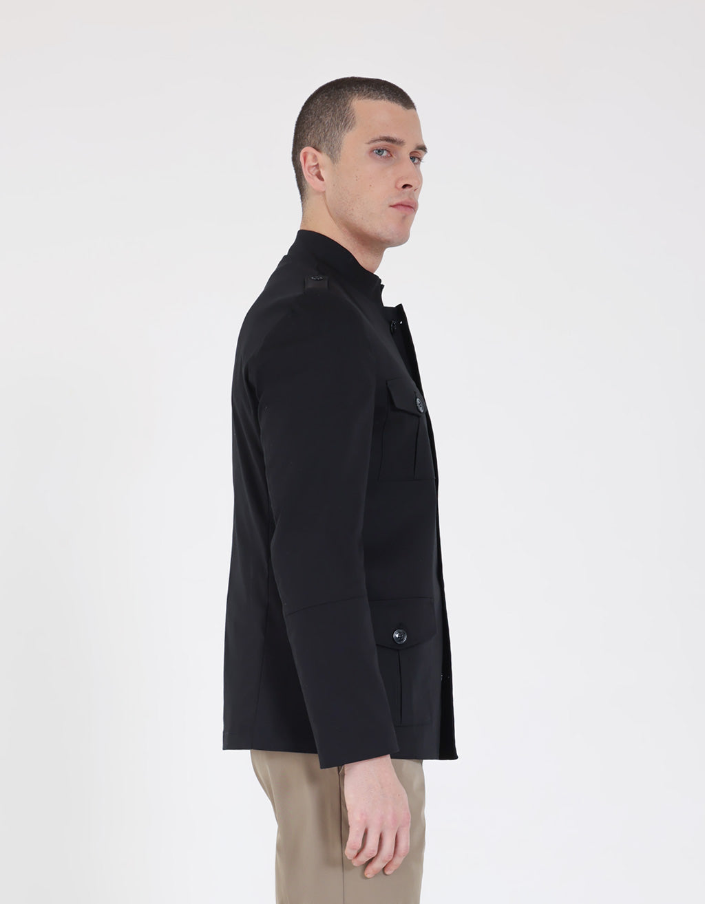 Giacca misto cotone|Colore:Nero