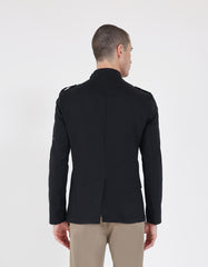 Giacca misto cotone|Colore:Nero