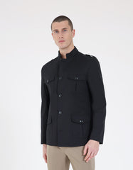 Giacca misto cotone|Colore:Nero
