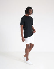 Bermuda slim fit con strappi