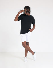 Bermuda slim fit con strappi