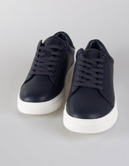 Sneakers effetto pelle