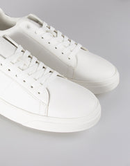 Sneakers effetto pelle