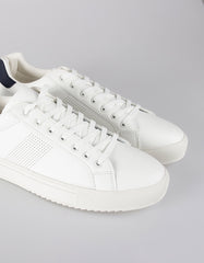 Sneakers effetto pelle