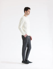 Pantaloni cargo con elastico alle caviglie