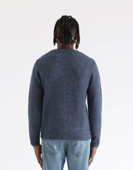 Wool blend crew neck sweater