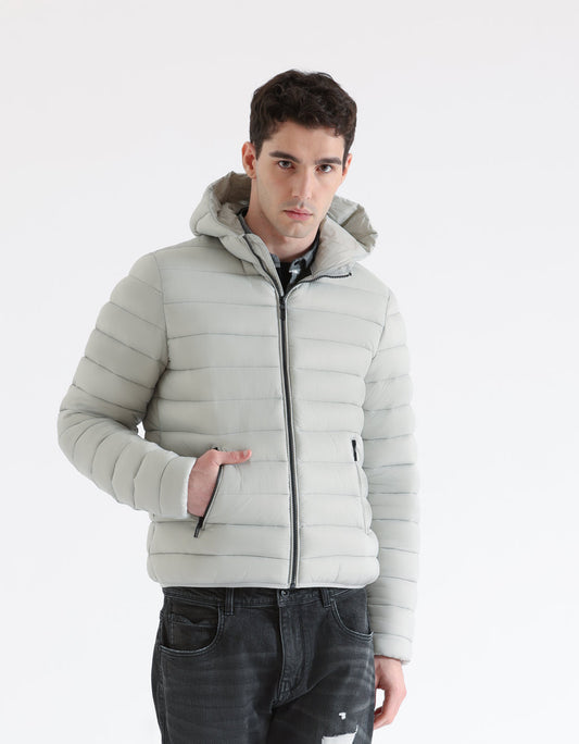 Padded jacket with hood