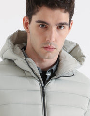 Padded jacket with hood