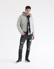 Padded jacket with hood