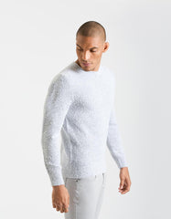 Pullover con struttura a rilievo