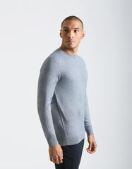 Viscose crew neck sweater