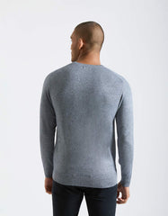 Viscose crew neck sweater