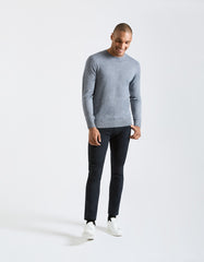 Viscose crew neck sweater