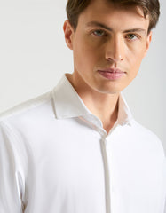 Basic shirt in stretch fabric