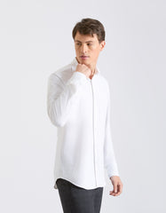 Basic shirt in stretch fabric