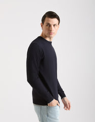 Viscose crew neck sweater
