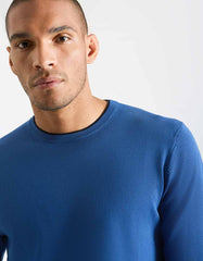 Viscose crew neck sweater