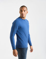 Viscose crew neck sweater