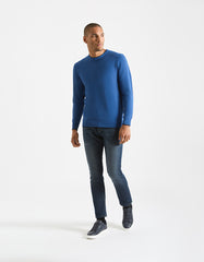 Viscose crew neck sweater