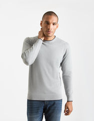 Viscose crew neck sweater