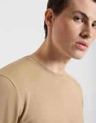 Viscose crew neck sweater