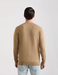 Viscose crew neck sweater