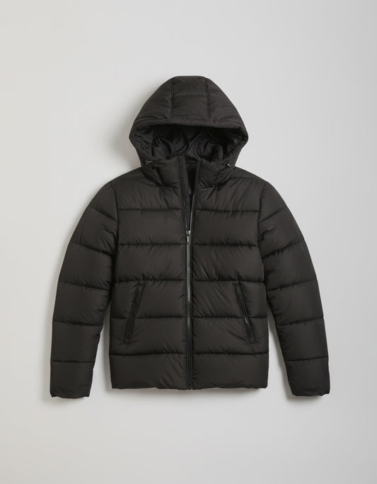 Padded jacket with hood