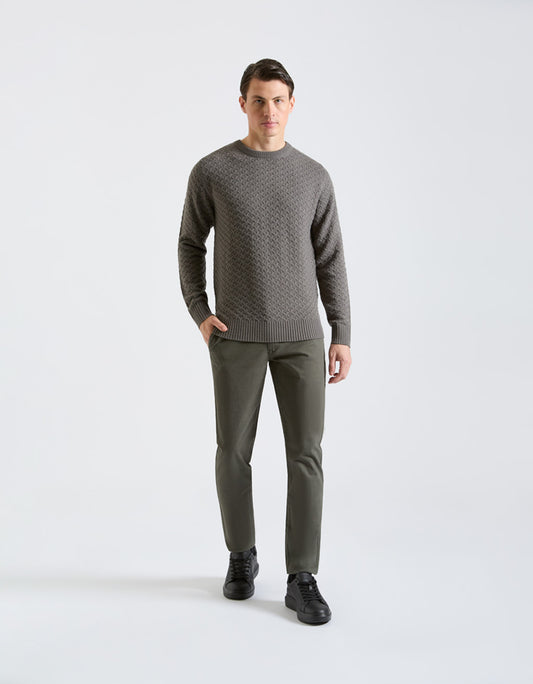 Pantaloni chino in cotone