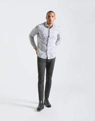 Easy care patterned shirt