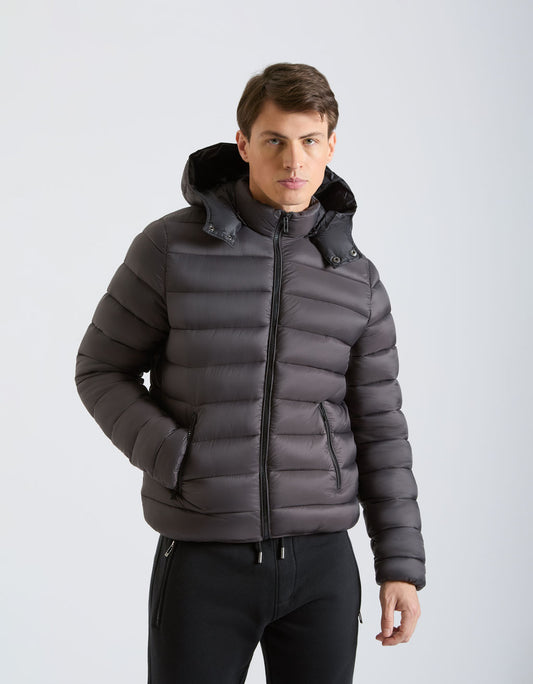 Padded jacket with hood