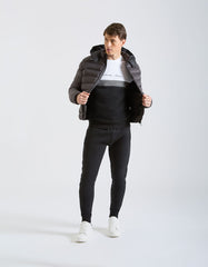 Padded jacket with hood