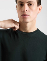 Viscose crew neck sweater