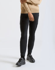 Pantaloni cargo con elastico alle caviglie