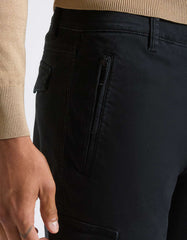Pantaloni cargo con elastico alle caviglie
