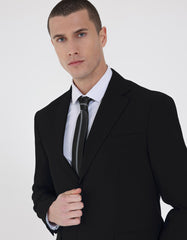 Solid color suit