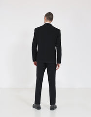 Solid color suit