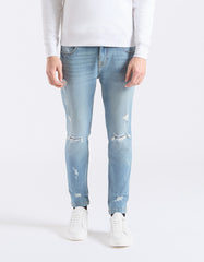 Jeans skinny fit con strappi