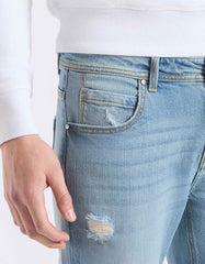 Jeans skinny fit con strappi