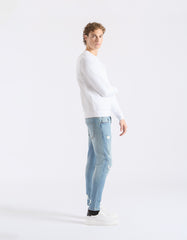 Jeans skinny fit con strappi